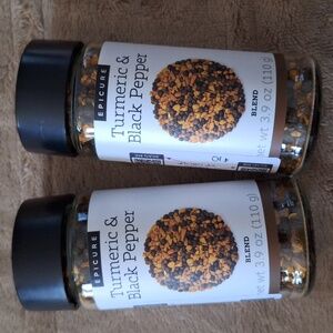 Epicure Turmeric & Black Pepper Blend - Bundle of 2 - NWT